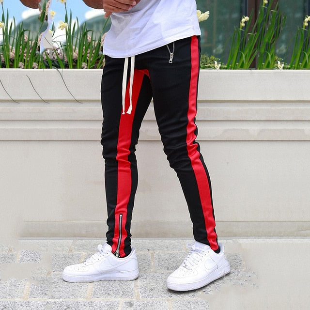 Mens Joggers Casual Pants Fitness Men Sportswear Tracksuit Bottoms